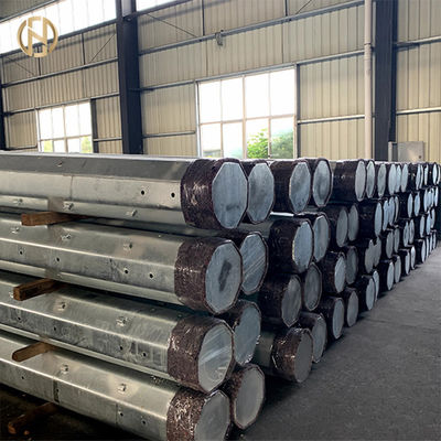 kupować Electric Power Galvanised Power Pole 4mm Thickness Zinc Coated online manufacture