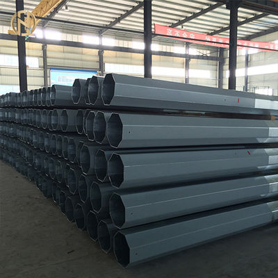 kupować Galvanized Metal Power Pole Q460C 8mm Power Transmission Pole online manufacture
