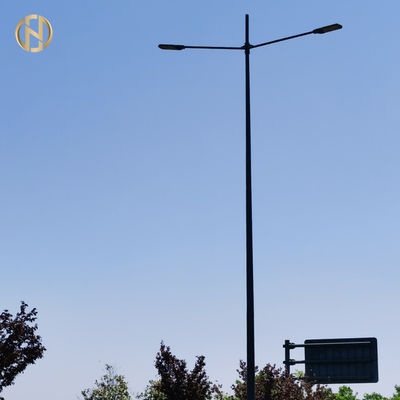 Customizable Electical Outdoor Solar Street Light Pole Design With Hot-Dip Galvanized Coating